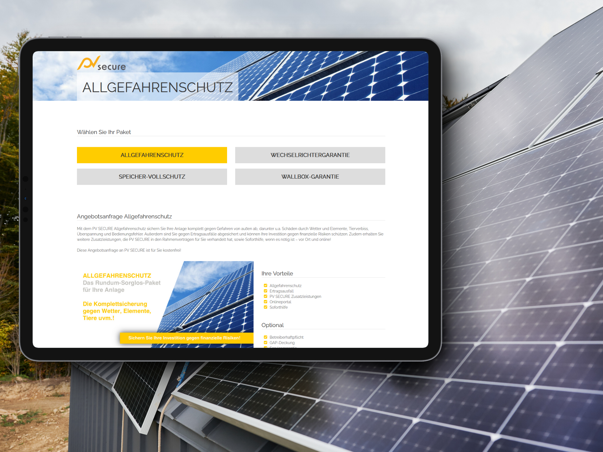 PV-Secure Mockup System